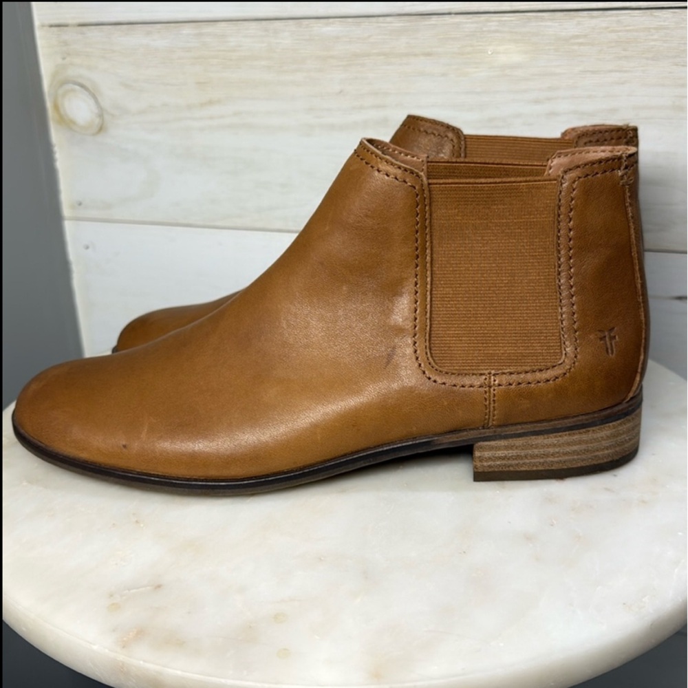 Frye Mallory Chelsea Booties. Size 10, Worn Once.